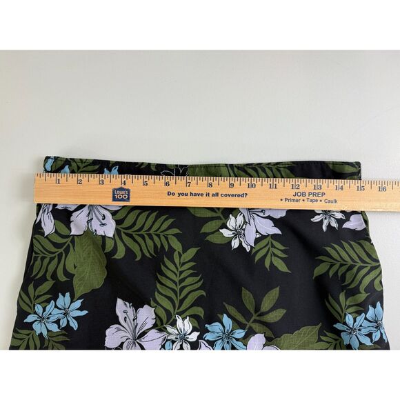 Speedo Women's Black Tropical Floral Print Skort Size S Small - Picture 9 of 12